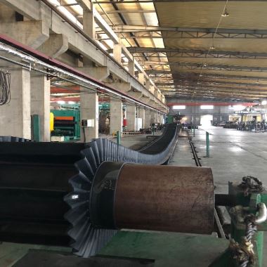 Kalite asire Nayilonn Polyester kanva dife CONVEYOR kawoutchou Belt 315-1000n / mm